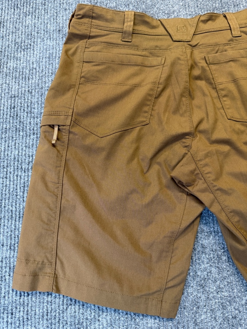 5.11 Apex Men's Tactical Battle Brown 10 Pockets Cargo Shorts 36 Waist - Picture 7 of 14